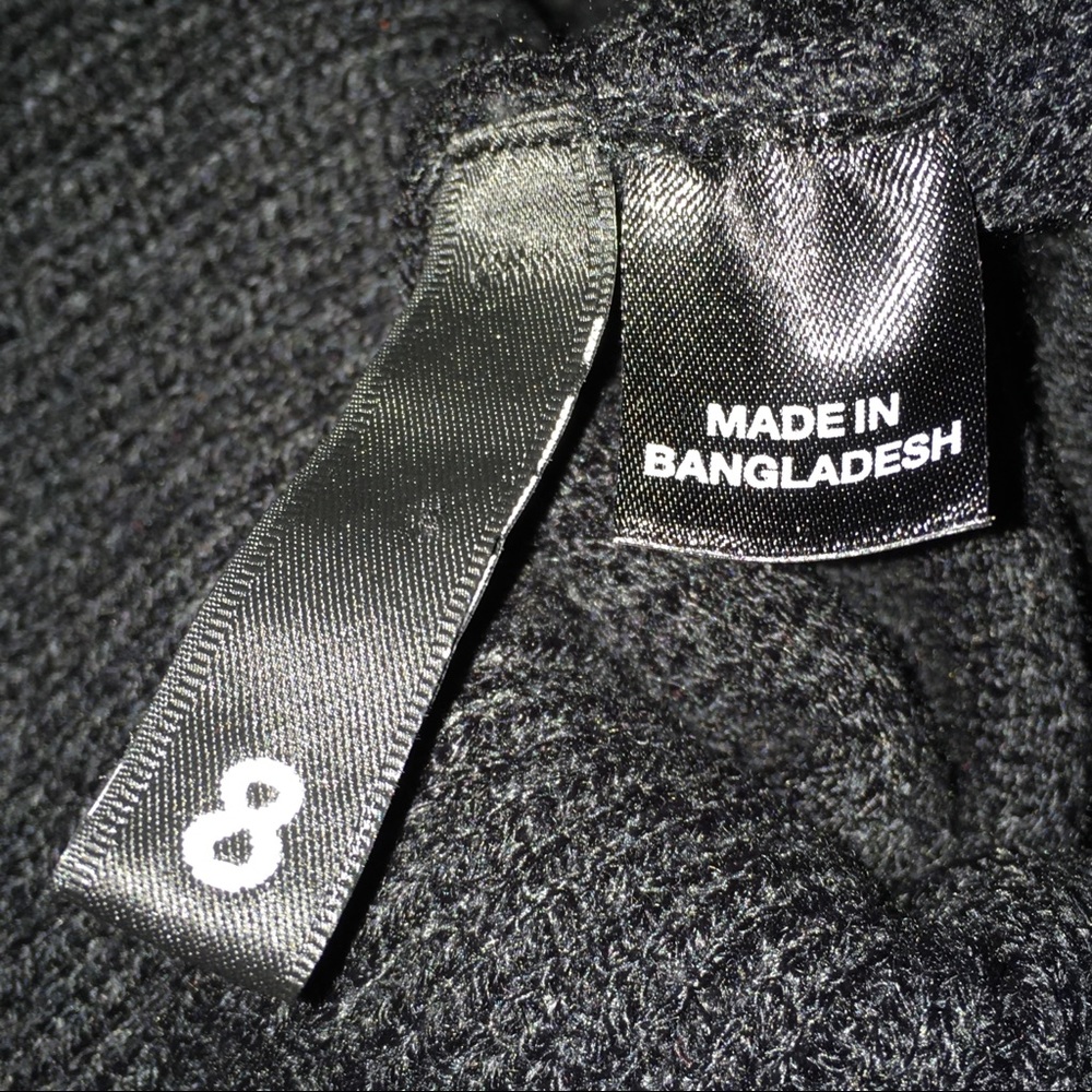 H&M Divided 8 Dress Black Sweater Short Sleeve - Picture 6 of 7